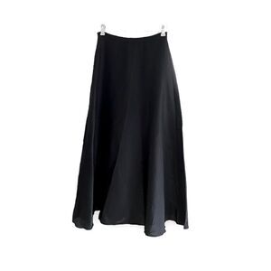 SCOTT MCCLINTOCK | Vintage Black A-Line Shimmer Maxi Skirt (8)